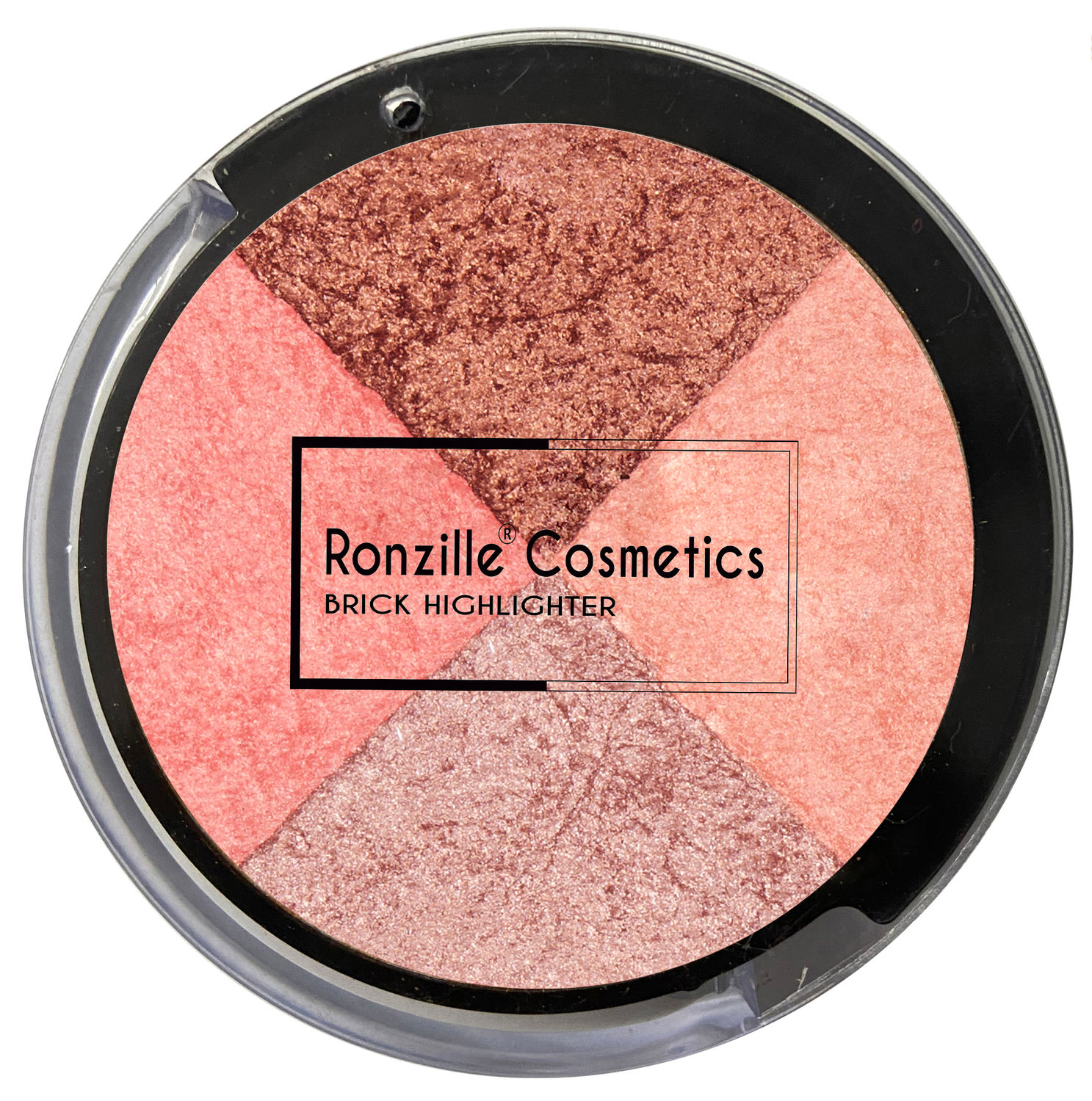 Buy Ronzille Shimmer Baked Blusher and Brick Highlighter - 05 - Purplle