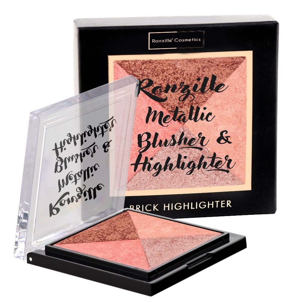 Buy Ronzille Square Shimmer brick Highlighter-05 - Purplle