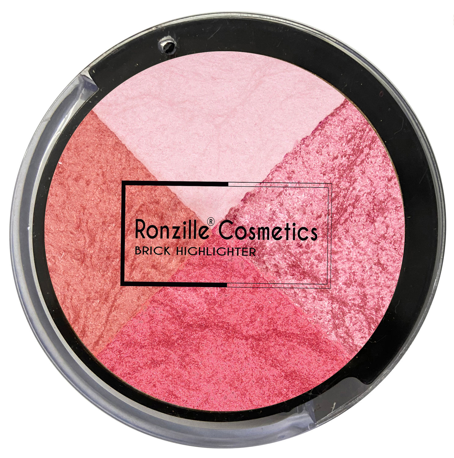 Buy Ronzille Shimmer Baked Blusher and Brick Highlighter - 04 - Purplle