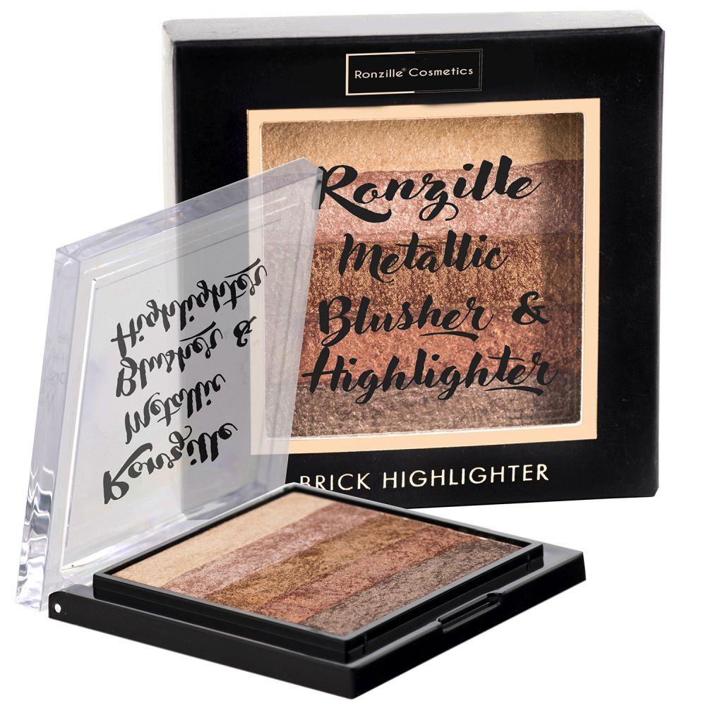 Buy Ronzille Square Shimmer brick Highlighter-01 - Purplle