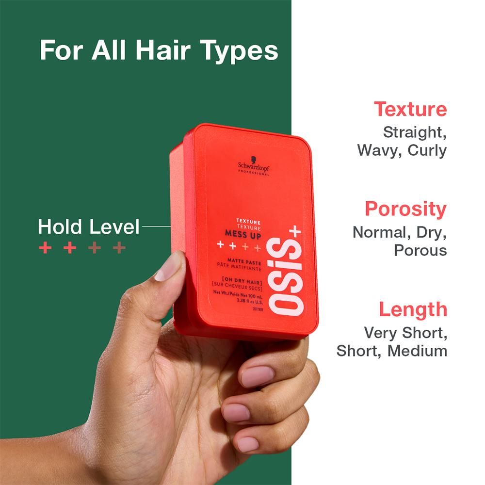 Schwarzkopf Professional Osis Mess Up Matte Paste (100 Ml