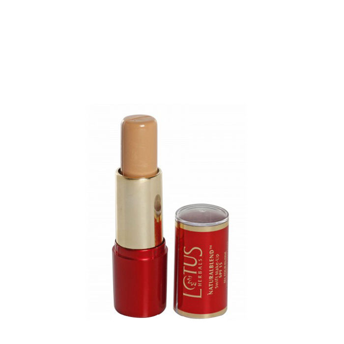 Buy Lotus Make-Up NaturalBlend Swift Make Up Stick Natural Beige | SPF 15 | All in One | Dermatologically Tested | 10g - Purplle