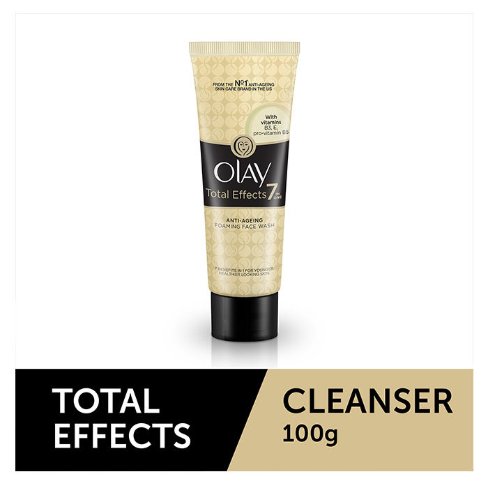 Buy Olay Total Effects 7 Anti Ageing Foaming Face Wash (100 g) - Purplle