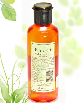 Buy Khadi Bath Oil With Patchouli 210 ml - Purplle