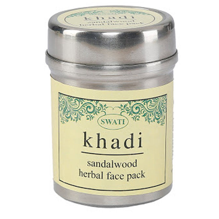 Buy Khadi Sandalwood Herbal Face Pack 50 g By Swati Gramodyog - Purplle
