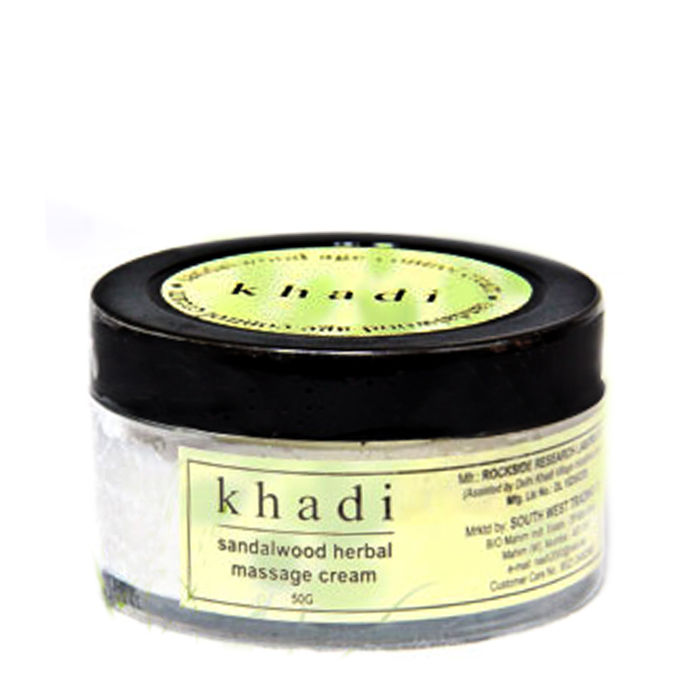 Buy Khadi Sandalwood Massage Cream 50 g - Purplle