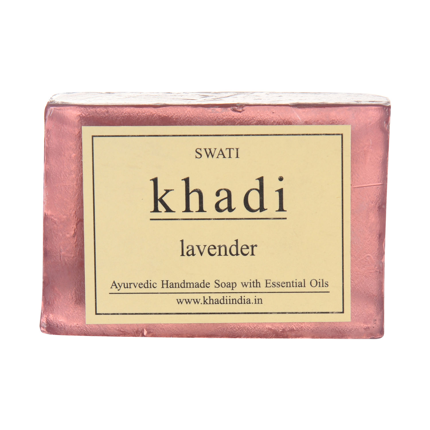 Buy Swati Khadi Ayurvedic Handmade Soap LAVENDER - Purplle