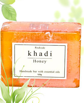 Buy Khadi Ginger Honey Herbal Soap 125 g - Purplle