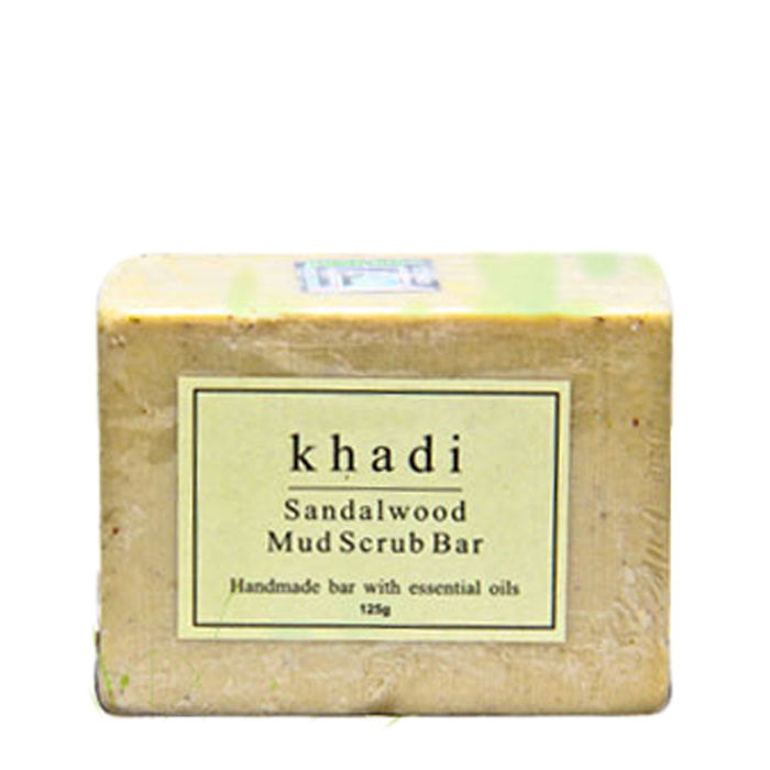 Buy Khadi Sandalwood Scrub Herbal Soap 125 g - Purplle