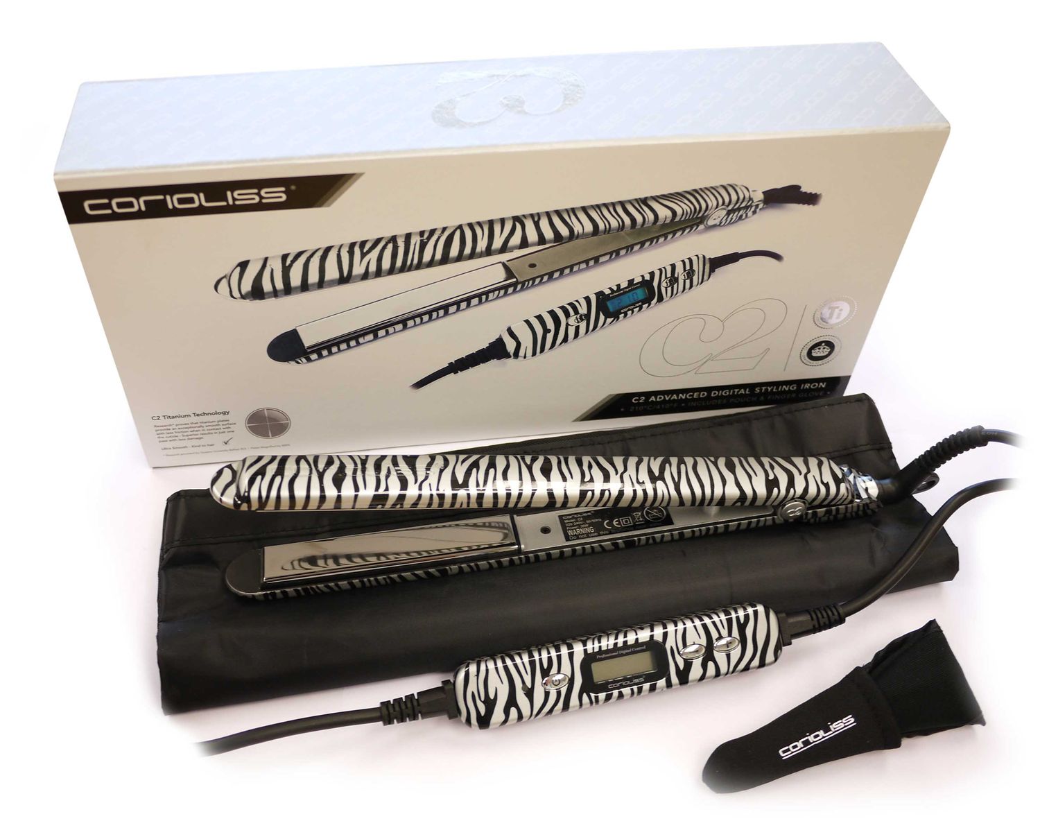 Buy Corioliss C2 Platinum Zebra Hair Straightner - Purplle
