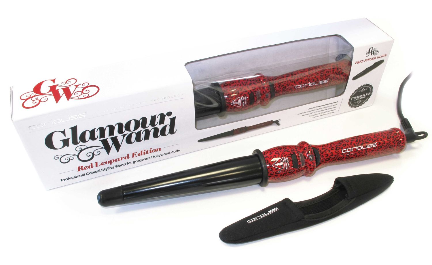 Buy Corioliss Glamour Wand Red Leopard - Purplle