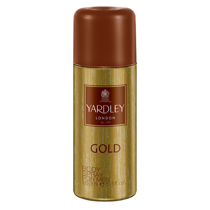 Buy Yardley London Gold Body Spray For Men (150 ml) - Purplle