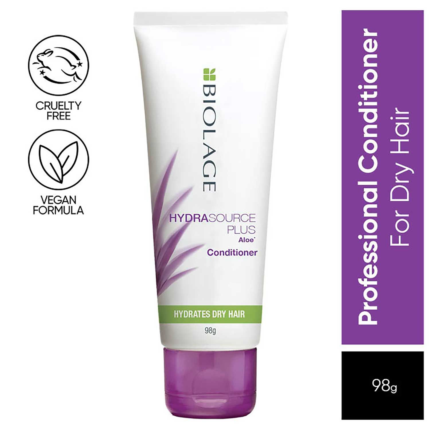 Buy BIOLAGE Hydrasource Plus Aloe Conditioner 98g | Paraben free|Intensely hydrates dry hair | For Dry Hair - Purplle