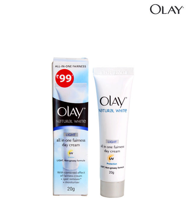 Buy Olay Natural White Light Day Cream (20 g) - Purplle