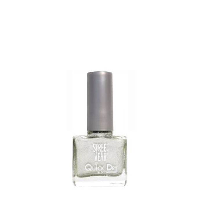 Buy Streetwear Quick Dry Silver Shimmy Nail Polish 15 (9 ml) - Purplle