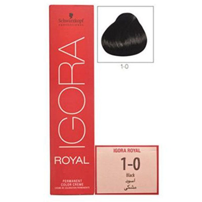 Buy Schwarzkopf IGORA Royal Natural Black 1-0 (60 ml) - Purplle