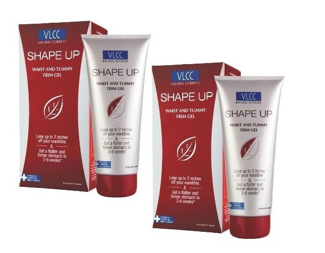 Buy VLCC Shape Up Waist & Tummy Trim Gel (200 g) (Pack of 2) - Purplle