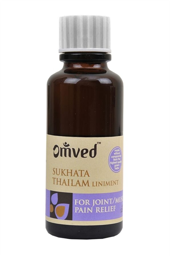 Buy Omved Sukhata Joint Muscle Pain Relief Oil (125 ml) - Purplle