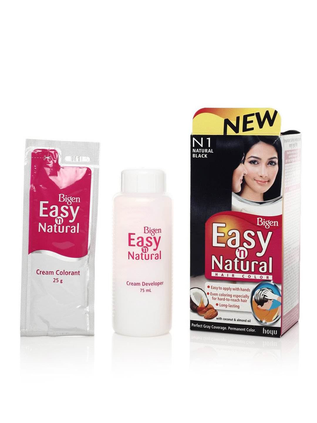 Buy Bigen Women Easy N Natural Hair Colour Kit Natural Black N1 - Purplle