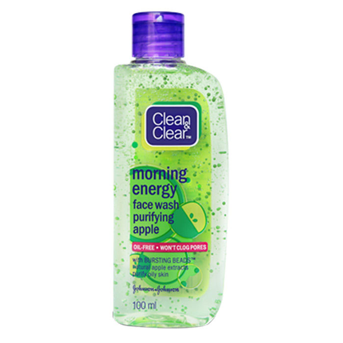 Buy Clean & Clear Morning Energy Purifying Apple Face Wash (100 ml) - Purplle