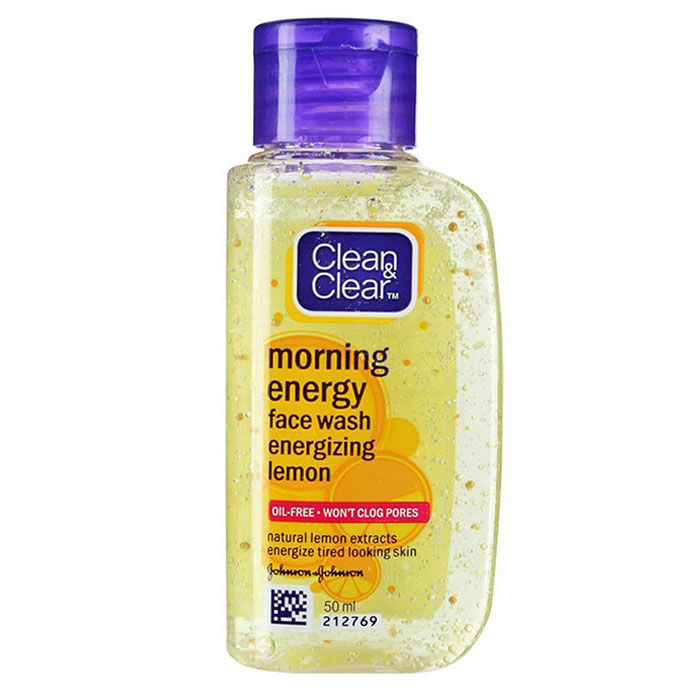 Buy Clean & Clear Morning Energy Lemon Face Wash (50 ml) - Purplle