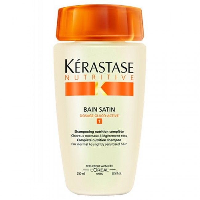 Buy Kerastase Nutritive Shampoo Bain Satin Dosage Gluco-Active - For Normal to Sensitized Hair 1 (250 ml) - Purplle