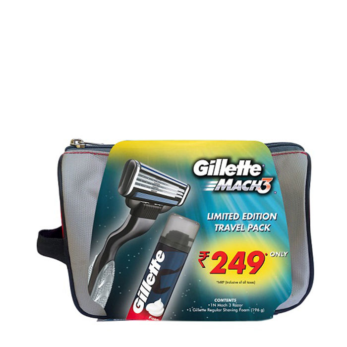 Buy Gillette Mach3 Gift Pack - Purplle