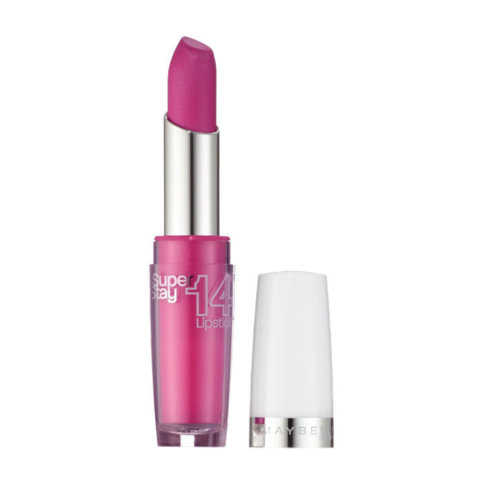 Buy Maybelline New York Superstay 14hr Lipstick Infinitely Fuchsia 160 (3.3 g) - Purplle
