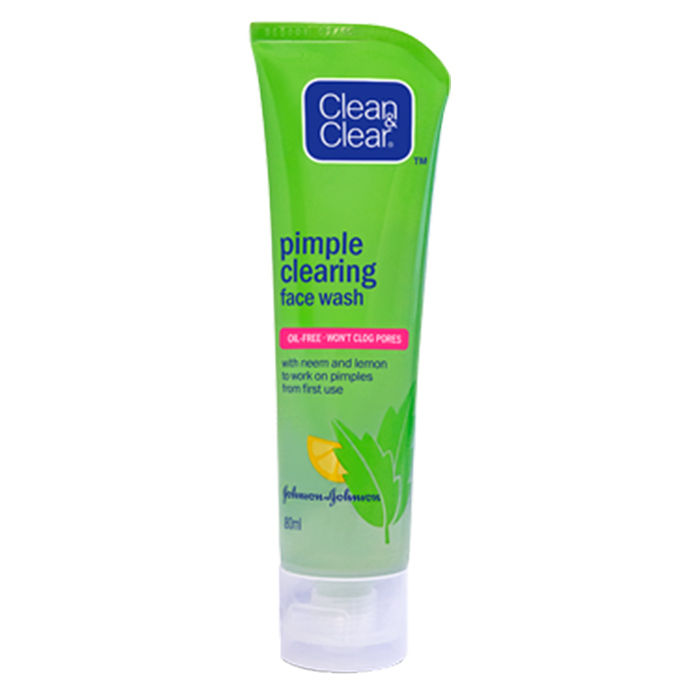 Buy Clean & Clear Pimple Clearing Face Wash (80 ml) - Purplle