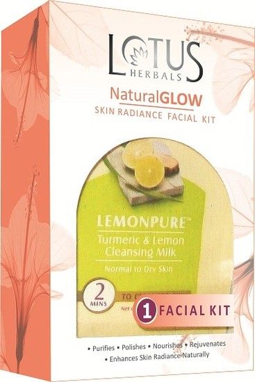 Buy Lotus Natural Skin Glow Radiance Facial Kit - Purplle