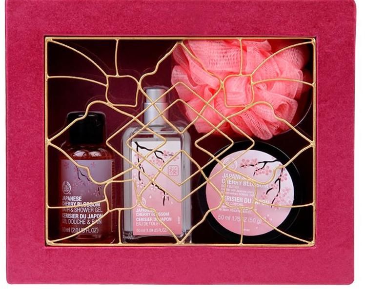 Buy The Body Shop 4 Pc Japanese Cherry Blossom Gift Set Online