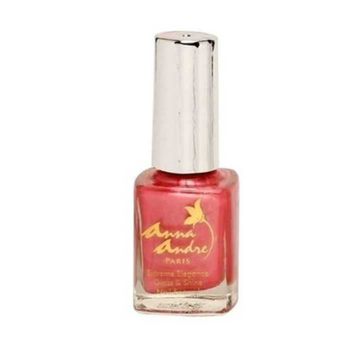 Buy Anna Andre - Extreme Elegance Gloss and Shine Nail Enamel 80022 Pink Kiss (9 ml) - Purplle