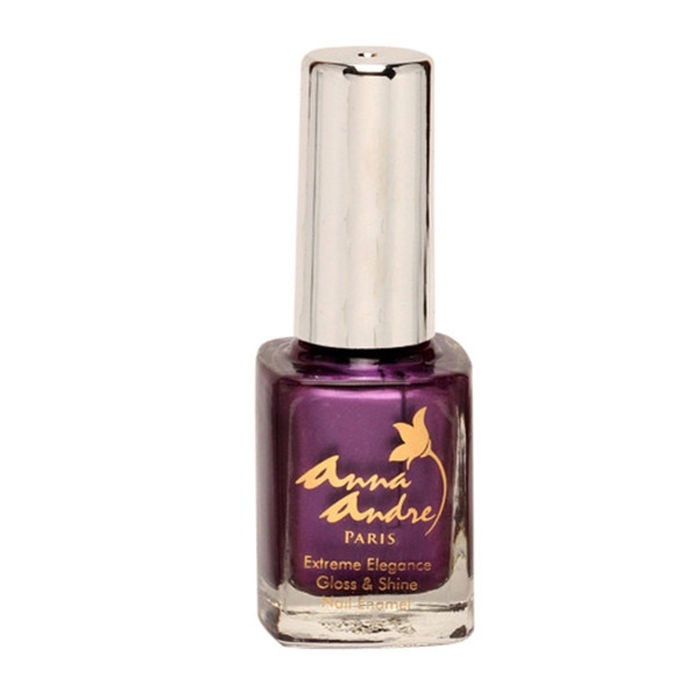 Buy Anna Andre - Extreme Elegance Gloss and Shine Nail Enamel 80051 Purple Heart (9 ml) - Purplle
