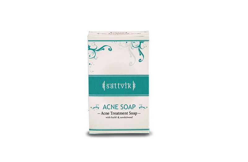 Buy Sattvik Organics Acne Soap (75 g) - Purplle