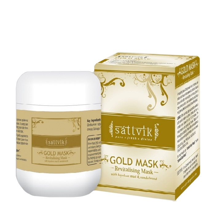 Buy Sattvik Organics Gold Mask (40 g) - Purplle