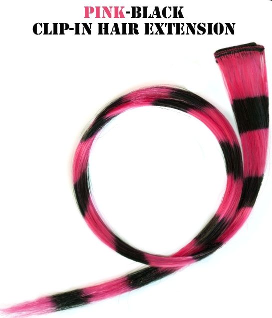 Buy Style Unbound Hair Extensions - Pink-Black - Purplle