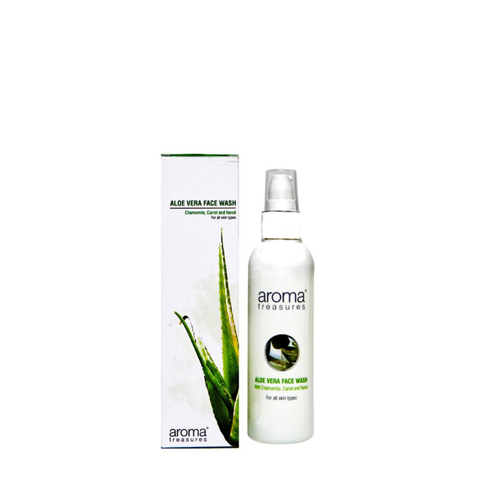 Buy Aroma Treasures Aloe Vera Face Wash (100 ml) - Purplle