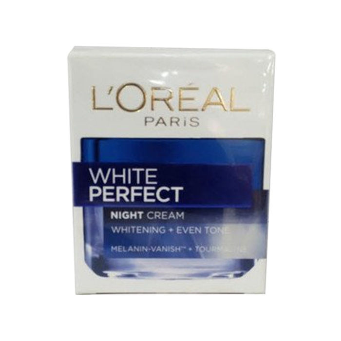 Buy L'Oreal Paris White Perfect Night Cream Whitening + Even Tone (50 ml) - Purplle