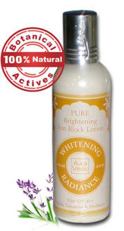 Buy Auravedic Face Care Natural Face Brightening Sun Block SPF-30+ (100 ml) - Purplle