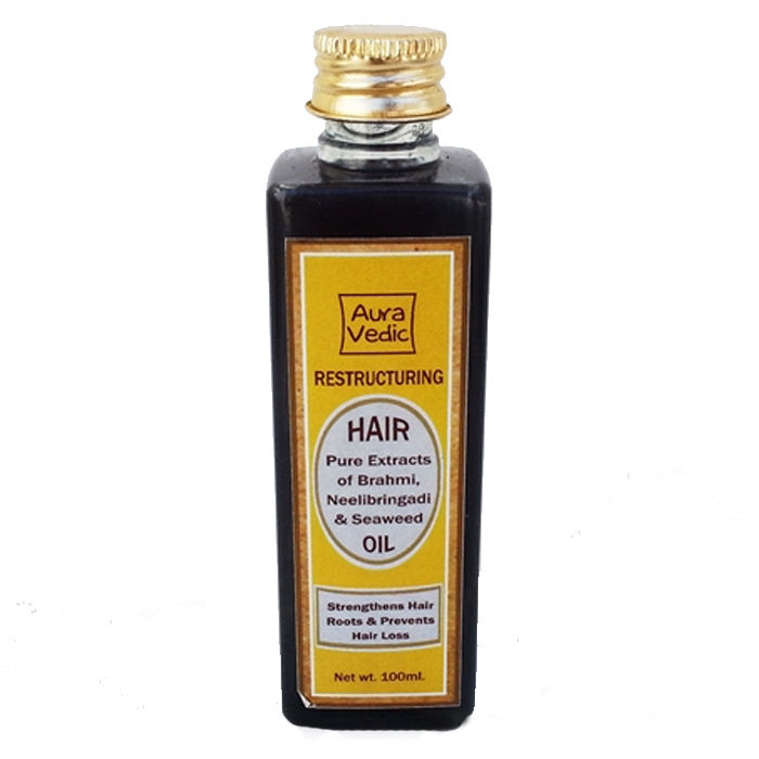 Buy Auravedic Restructuring Hair Oil For Hair Loss (100 ml) - Purplle