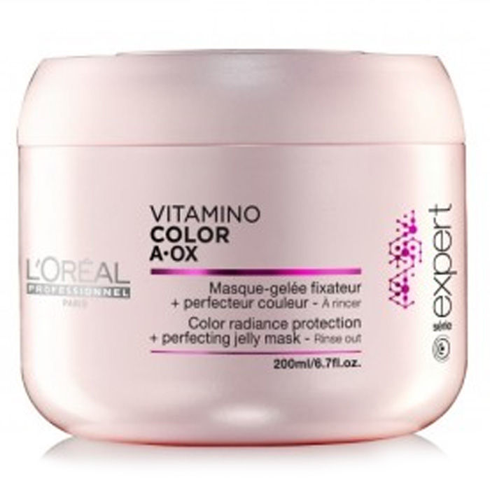 Buy L'Oreal Professionnel Vitamino Color A-OX Color Radiance Protection Masque (196 g) - Purplle