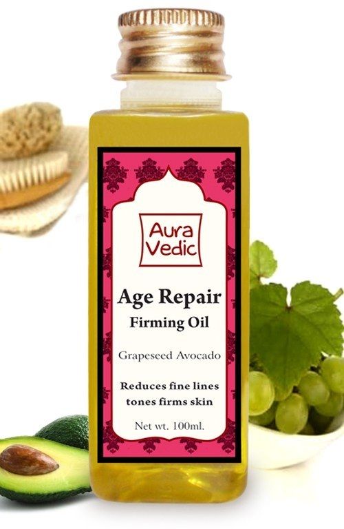 Buy Auravedic Face Care Age Repair Facial Oil With Avacado And Rose (100 ml) (Pack of 3) - Purplle
