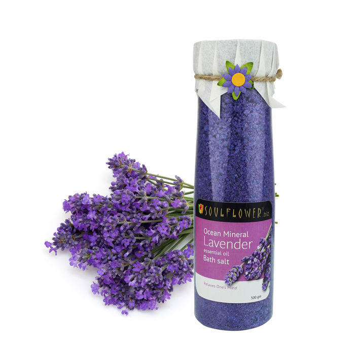 Buy Soulflower Lavender Bathsalt (400 g) (Pack of 3) - Purplle