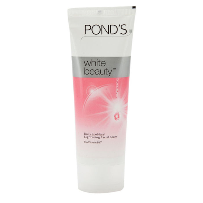 Buy Ponds White Beauty Daily Spot Less Lightening Facial Foam (50 g) - Purplle