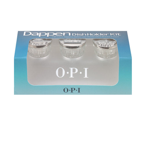 Buy O.P.I Dappen Dish/Cover/Holder- Clear (3 Dsh/Cvrs) - Purplle