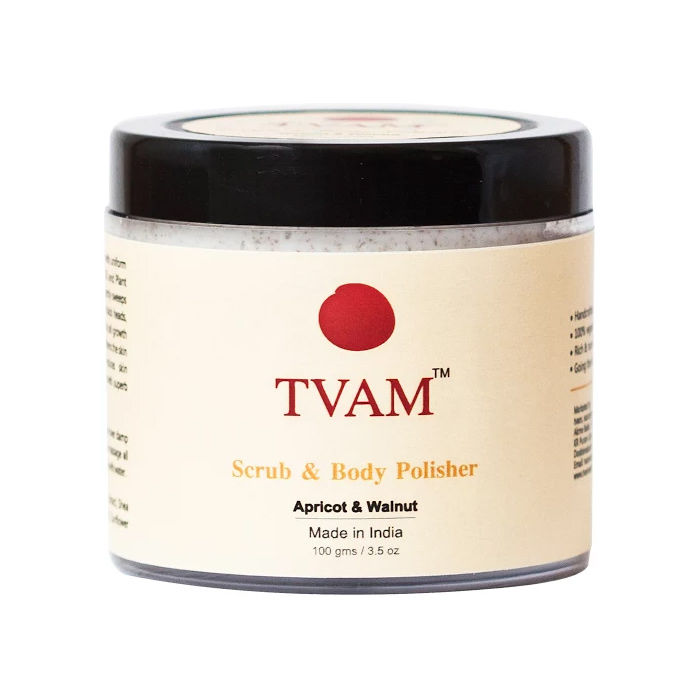 Buy TVAM Apricot & Walnut Face Scrub Body Polisher (100 g) - Purplle