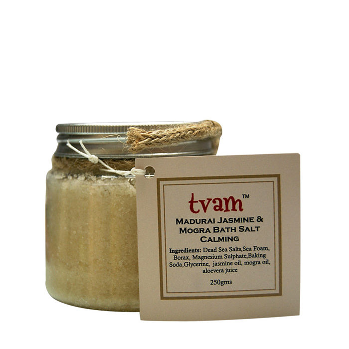 Buy TVAM Madurai Jasmine & Mogra Bath Salt (250 g) - Purplle