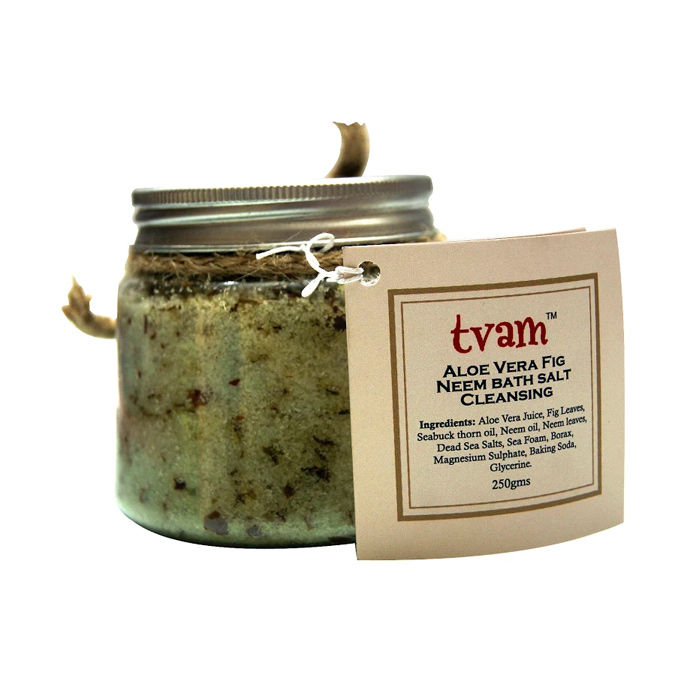 Buy TVAM Aloe Vera Fig & Neem Bath Salt (250 g) - Purplle