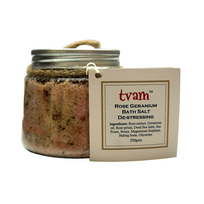Buy TVAM Rose Geranium Bath Salt (250 g) - Purplle