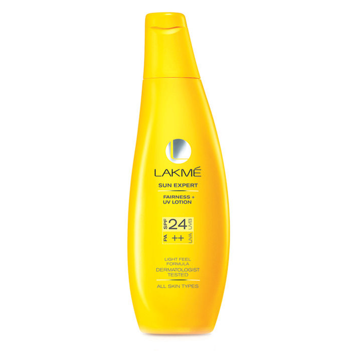 Buy Lakme Sun Expert Fairness UV Lotion SPF 24 PA ++ UVA (60 ml) - Purplle